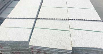 佛山芝麻白毛板，石材毛板