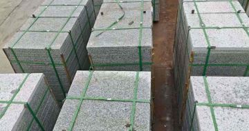 佛山芝麻白地铺板  地铺石