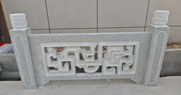 佛山芝麻白河道栏杆 桥栏杆