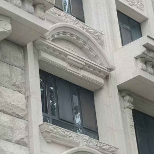 佛山芝麻白异形 石材异形定制