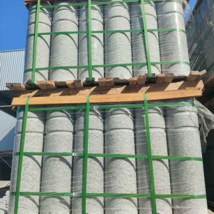 佛山挡车柱芝麻白 挡车石