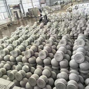 佛山芝麻白圆球 石球 挡车球