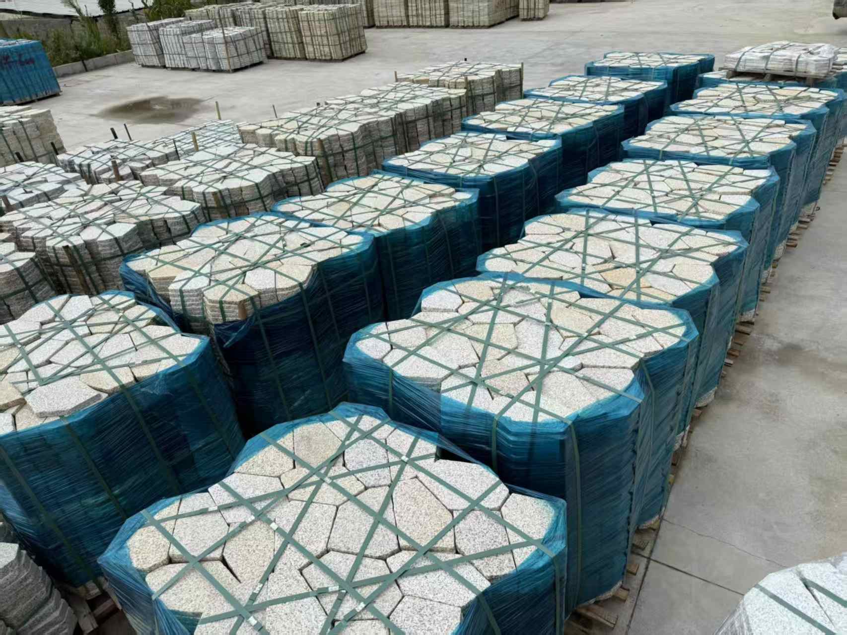佛山黄金麻冰裂纹 碎拼
