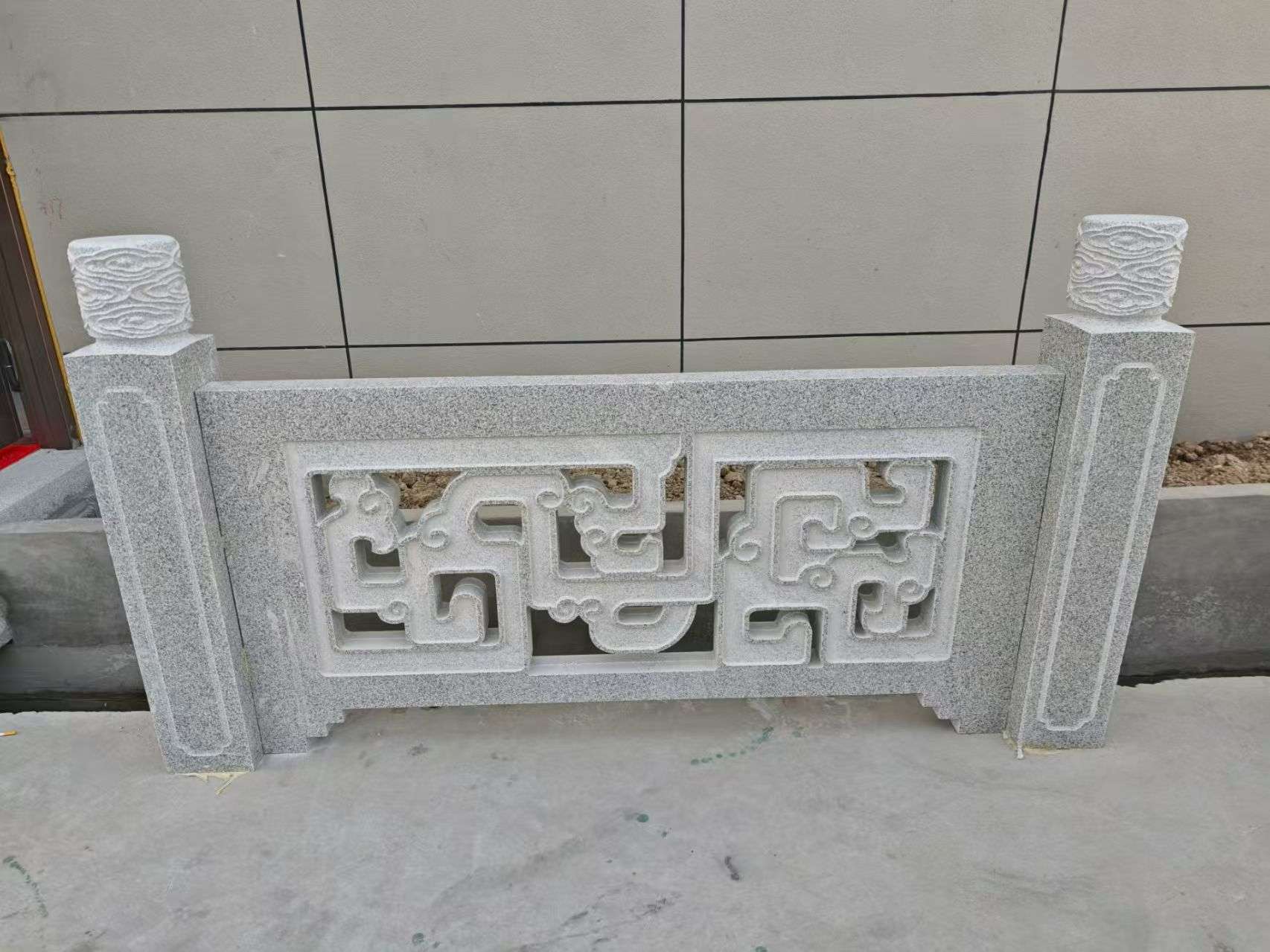 佛山芝麻白河道栏杆 桥栏杆