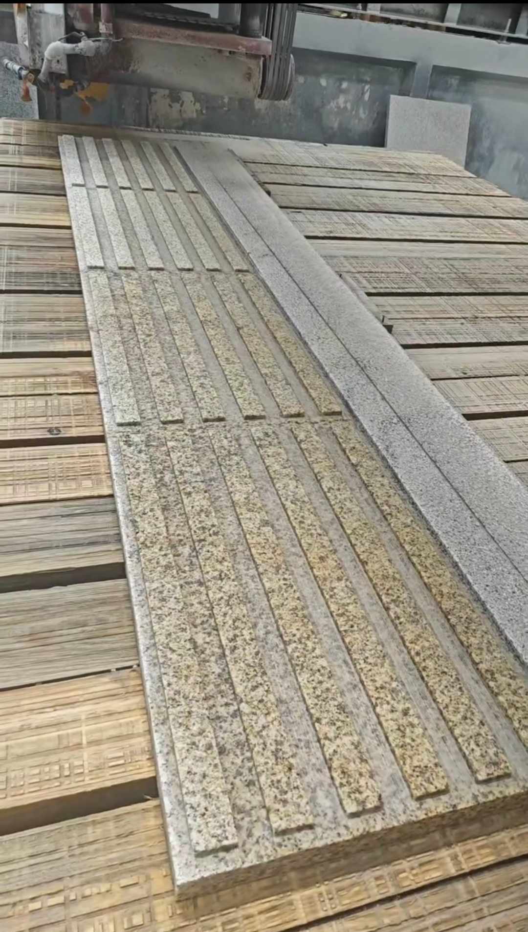 佛山黄金麻盲道石 盲条