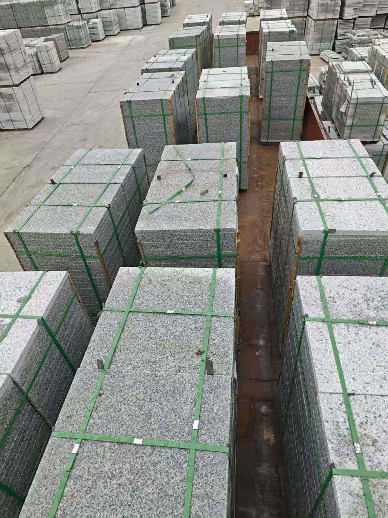 佛山芝麻白地铺板  地铺石